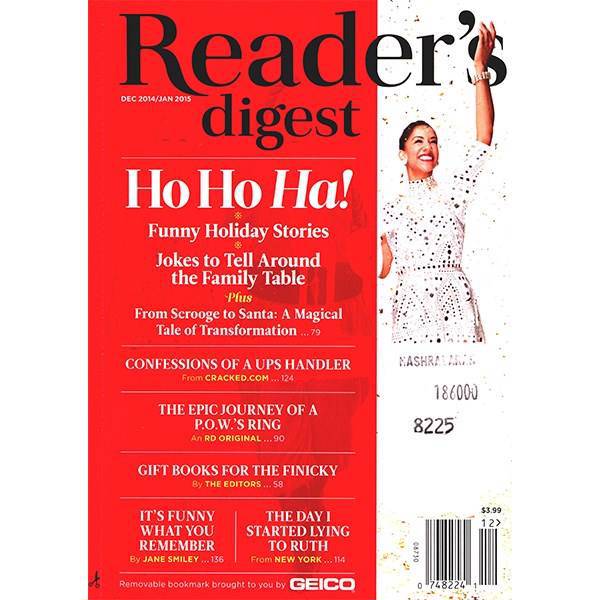 مجله ریدرز دایجست - دسامبر 2014، Readers Digest Magazine - December 2014