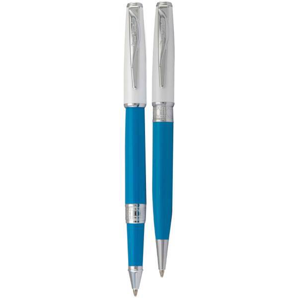 ست خودکار و روان نویس پیر کاردین مدل Aqua 2، Pierre Cardin Aqua 2 Ballpoint Pen and Rollerball Pen Set