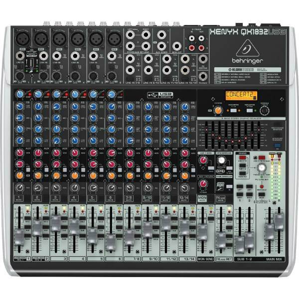 میکسر آنالوگ بهرینگر مدل Xenyx QX1832USB، Behringer Xenyx QX1832USB Analog Mixer Console