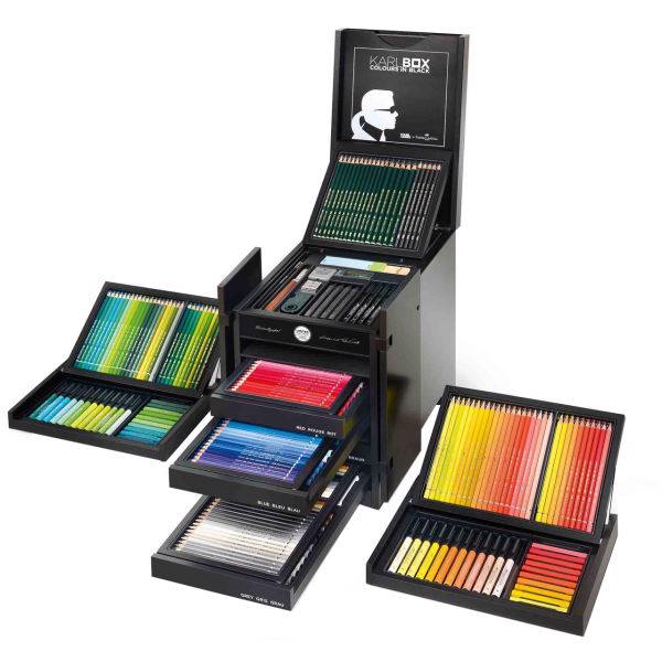 ست مداد رنگی فابرکاستل مدل Karl Box، Faber Castell Karl Box Color Pencil Set