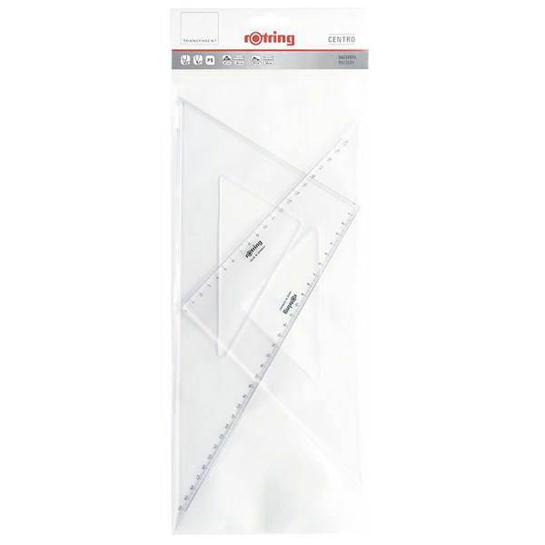 بسته خط کش روترینگ سنترو S0237900، Rotring Centro S0237900 Geometry Set