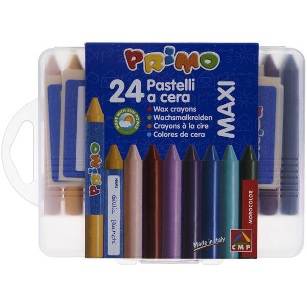 پاستل روغنی 24 رنگ پریمو مدل 058PC24MXP، Primo 058PC24MXP 24 Color Oil Pastel