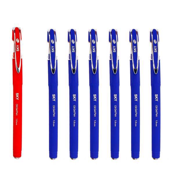 خودکار اسکای کد MT08 - بسته 7 تایی، Sky MT08 Pen - Pack of 7