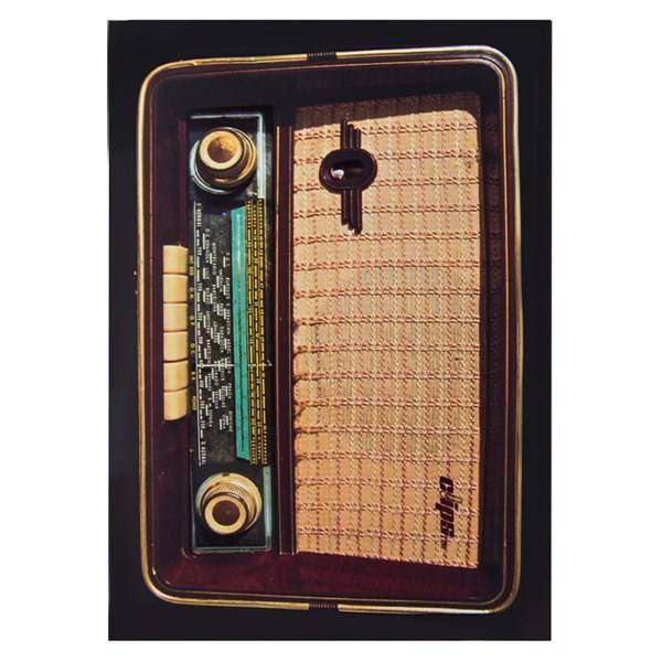 دفتر 100 برگ کلیپس طرح رادیو جلد شومیز، Clips 100 Sheets Soft Cover Radio Design Notebook