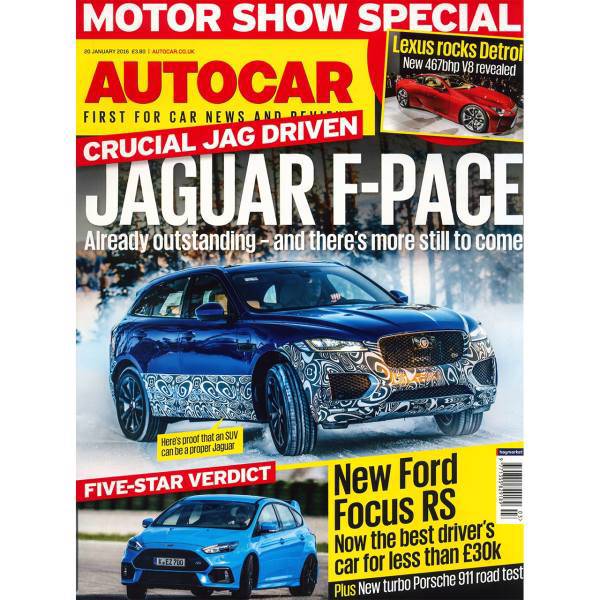 مجله اتوکار - بیستم ژانویه 2016، Autocar Magazine - 20 January 2016