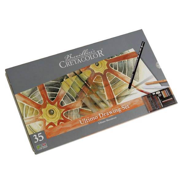 ست طراحی آلتیمو کرتاکالر مدل 40055، Cretacolor 40055 Ultimo Drawing Set