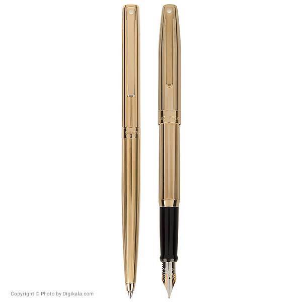 ست خودکار و خودنویس شیفر مدل Sagaris طرح 2، Sheaffer Sagaris Ballpoint Pen and Fountain Pen Set Design 2 Set