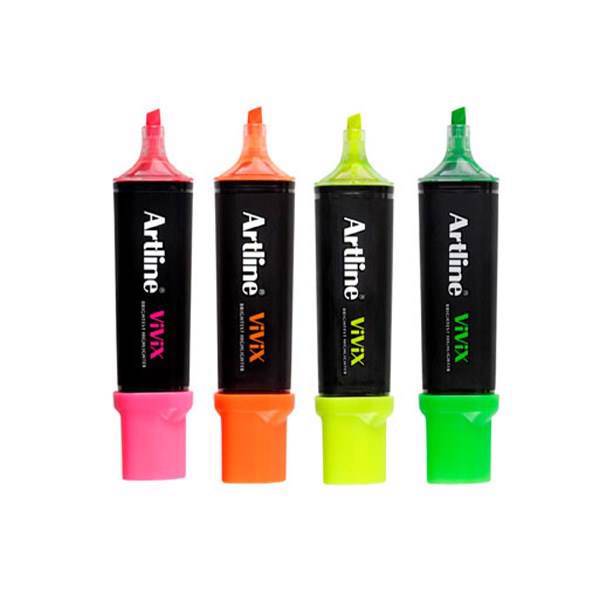 ماژیک علامت گذار آرت لاین مدل ViViX - بسته 4 عددی، Artline ViViX Highlighter - Pack of 4