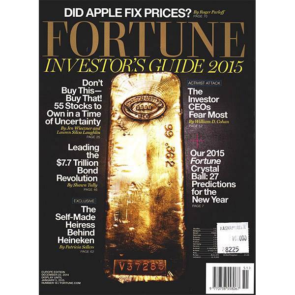 مجله فورچن - پنجم ژانویه 2015، Fortune Magazine - 5 January 2015