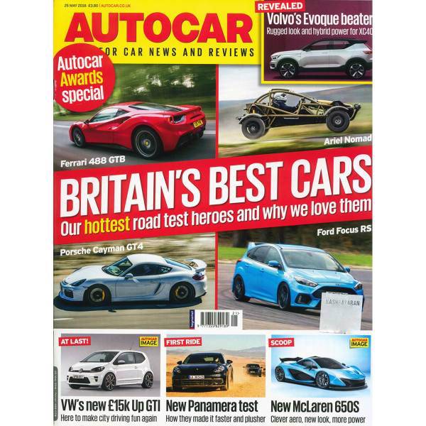 مجله اتوکار - بیست و پنجم می 2016، Autocar Magazine - 25 May 2016