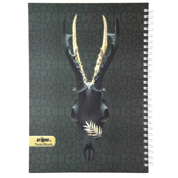 دفتر مشق کلیپس طرح گوزن، Clips Deer Design Homework Notebook