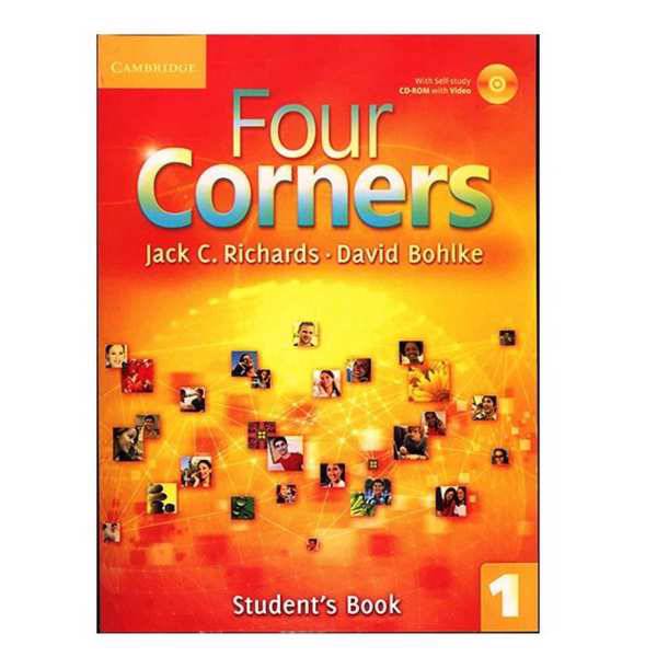 کتاب زبان Four Corners 1 اثر مولفان نشر پندارقلم، Four Corners 1 SB/WB 2CD