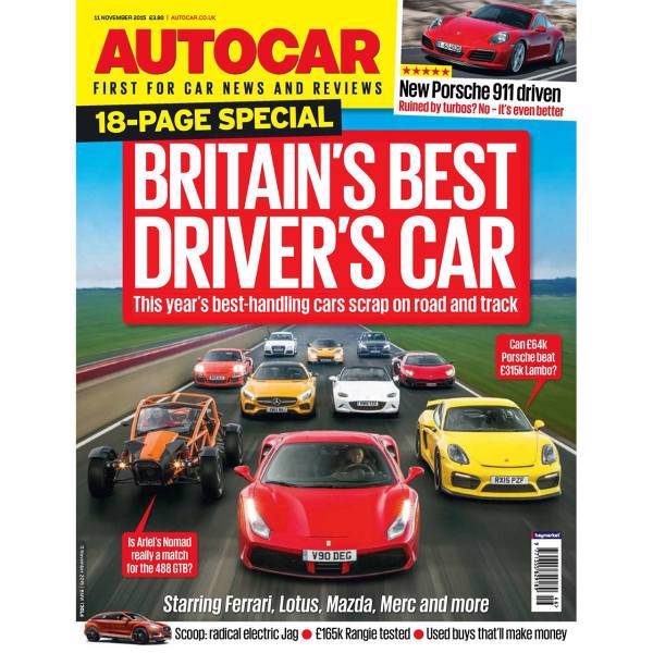 مجله اتوکار - یازدهم نوامبر 2015، Autocar Magazine - 11 November 2015