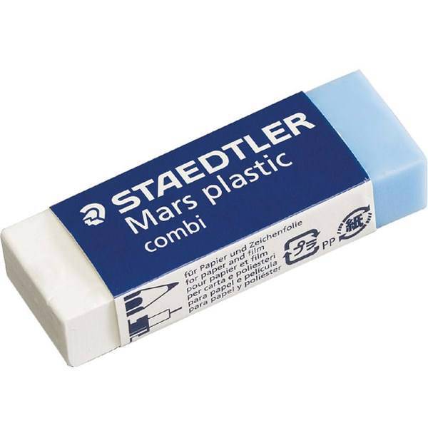 پاک کن استدلر مدل Mars Plastic Combi، Staedtler Mars Plastic Combi Eraser