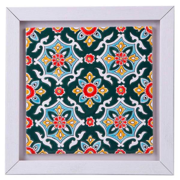تابلو کاشی گالری سپیدبوم طرح گل خطایی کد 229002