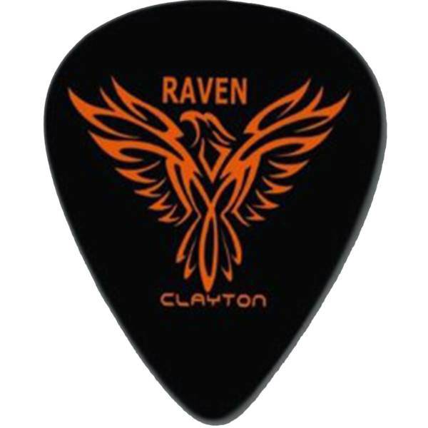 پیک گیتار الکتریک کلایتون مدل Raven 0.63 طرح استاندارد، Clayton Raven 0.63 mm Guitar Picks