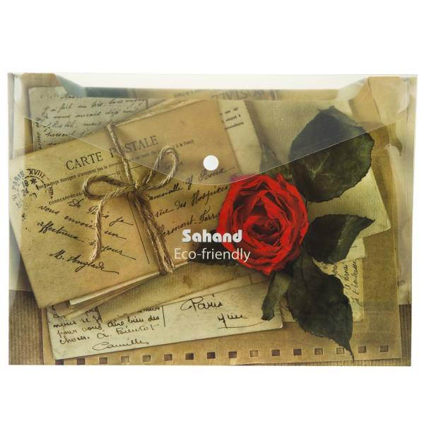 پوشه دکمه دار سهند طرح خاطرات سایز A4، Sahand Memories Button Folder Size A4