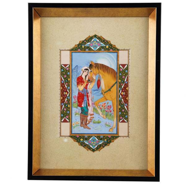 تابلوی مینیاتور گالری نگار طرح هم نوا کد 238001