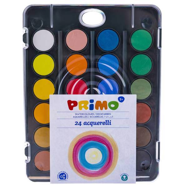 آبرنگ 24رنگ پریمو مدل 127A24FN، Primo 127A24FN Watercolor 24Color