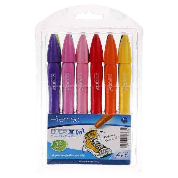 ماژیک 12 رنگ پریمک مدل Over X، Premec Over X Marker Pack of 12