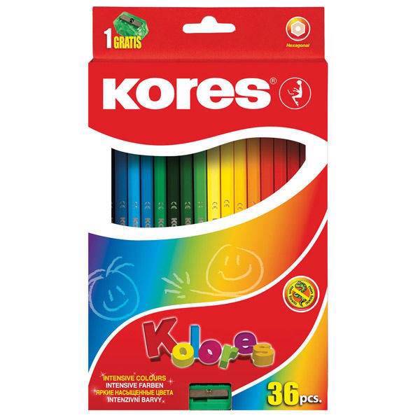 مداد رنگی 36 رنگ کورس، Kores 36 Colored Pencil