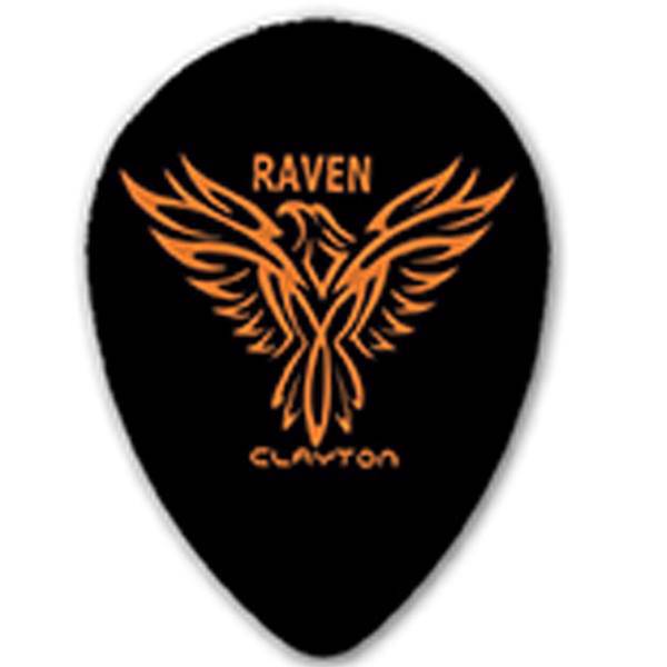 پیک گیتار الکتریک کلایتون مدل Raven 0.50 طرح اشکی، Clayton Raven 0.50 mm Guitar Picks