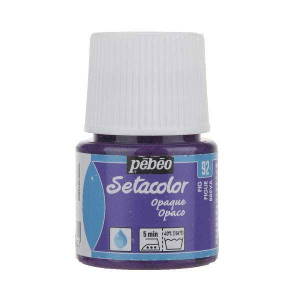 رنگ پارچه پ ب او مدل Fig 92 حجم 45 میلی لیتر، Pebeo Setacolor Fig 92 Fabric Paint 45Ml