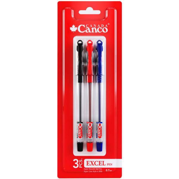 خودکار 3 رنگ کنکو مدل Excel، Canco Excel 3 Color Pen