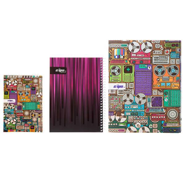 ست دفتر کلیپس طرح 6، Clips Notebook Set Design 6