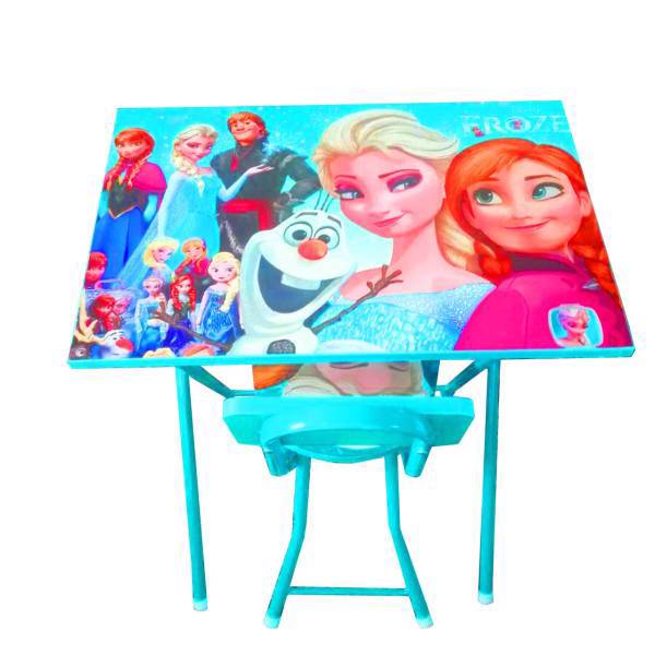 میز وصندلی تحریرتاشو کودک مدل فروزن، Frozen Folding Table and CHairs