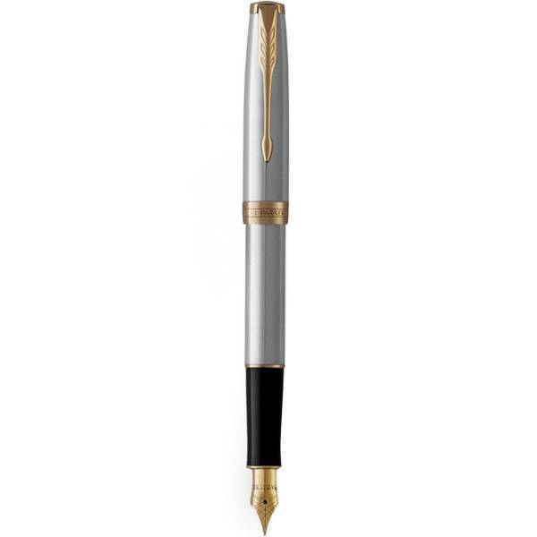 خودنویس پارکر سری Sonnet مدل Stainless Steel، Parker Stainless Steel Sonnet Series M Nib Fountain Pen