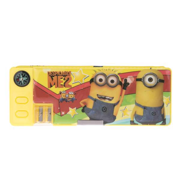 جامدادی مکانیکی مدل Despicable Me 2 - با قطب نما، Despicable Me 2 Mechanical Pencil Case - with Compass