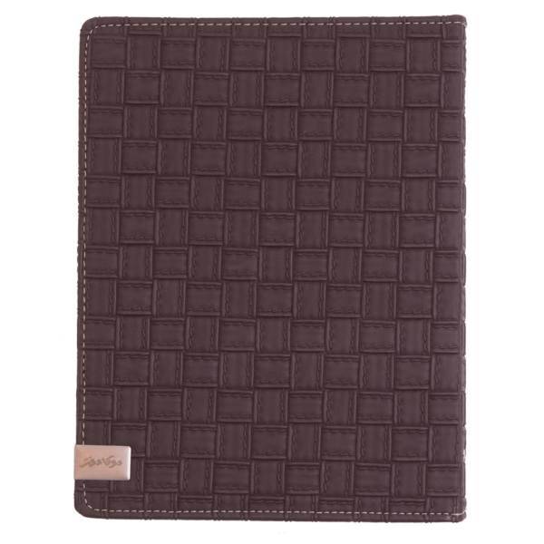 دفتر کلاسوری دوکادفتر طرح چرم مدل 1009-607، DokaDaftar Leather 607-1009 Binder Notebook