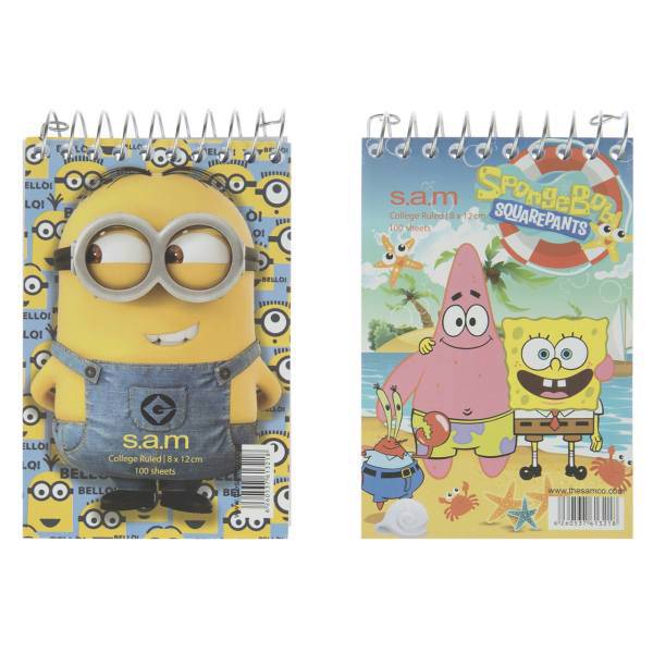 دفتر یادداشت سم طرح 6 بسته 2 عددی، Sam Design 6 Notebook Pack of 2