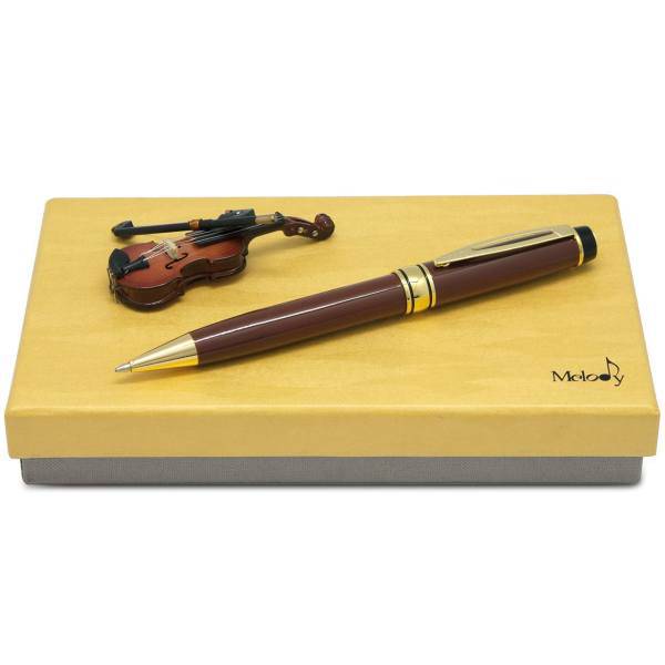 ست خودکار و ویلن مینیاتوری ملودی مدل Violin، Melody Violin Pen and Miniature Violin Set