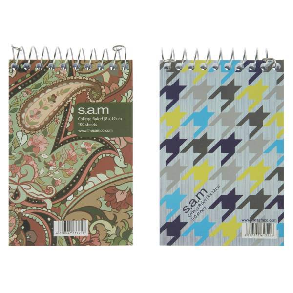 دفتر یادداشت سم طرح 1 بسته 2 عددی، Sam Design 1 Notebook Pack of 2