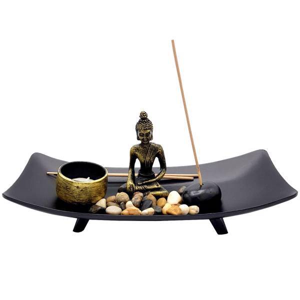 جاعودی زن گاردن مدل Ratten Incense، Zen Garden Ratten Incense Ood Holder