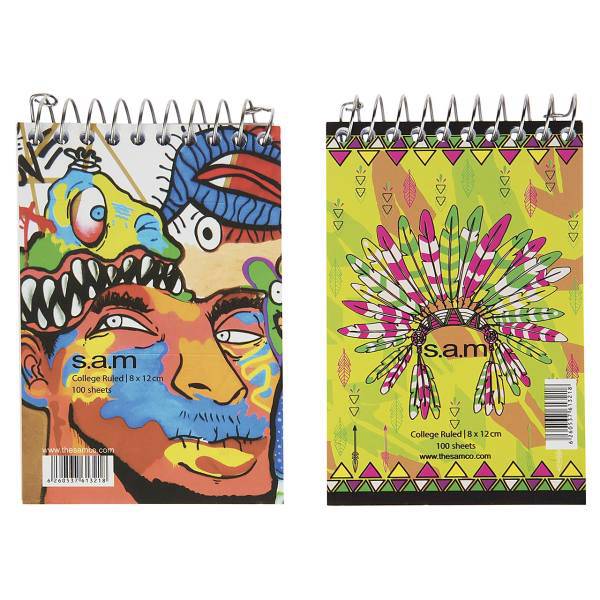 دفتر یادداشت سم طرح 8 بسته 2 عددی، Sam 8 Notebook Pack of 2