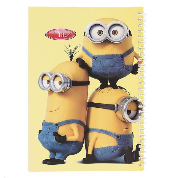 دفتر نقاشی کلیپس طرح مینیون 1، Clips Minion Design 1 Painting Notebook