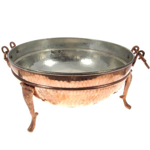آجیل خوری مسی کد 7601 قطر 31 سانتی متر