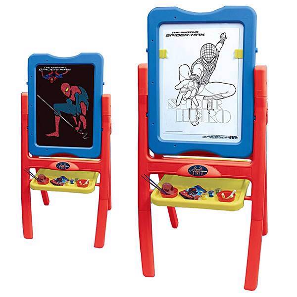 تخته وایت برد سیمبا سری مرد عنکبوتی مدل Floor Standing Easel کد SPM4-462، Simba Spiderman Floor Standing Easel SPM4-462 Whiteboard