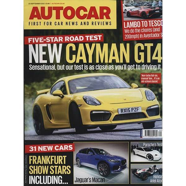 مجله اتوکار - بیست و سوم سپتامبر 2015، Autocar Magazine - 23 September 2015