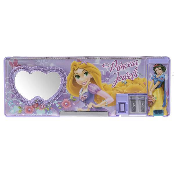 جامدادی مکانیکی مدل Princess Jewels - با آینه، Princess Jewels Mechanical Pencil Case - with Mirror