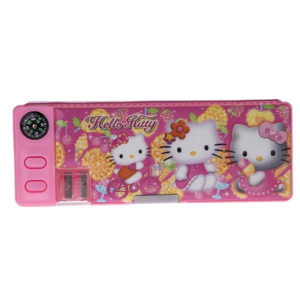 جامدادی مکانیکی مدل Hello Kitty - با قطب نما، Hello Kitty Mechanical Pencil Case - with Compass