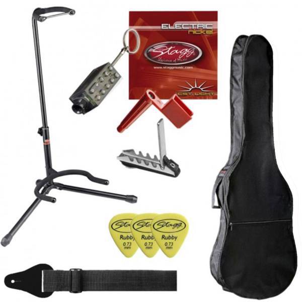 پک لوازم جانبی گیتار الکتریک استگ مدل GAP-E، Stagg GAP-E Electric Guitar Accessories Pack