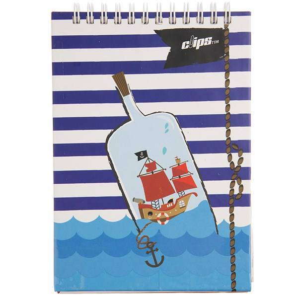 دفترچه یادداشت کلیپس طرح بطری 100 برگ، Clips Bottle Design 100 Sheets Notebook