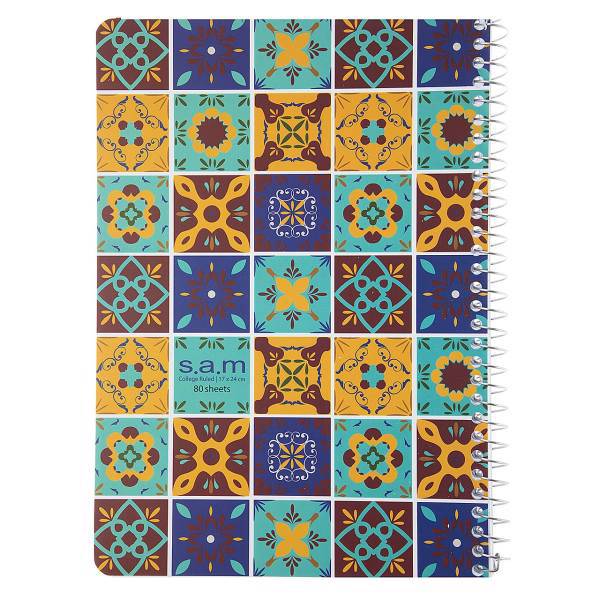 دفتر مشق سم طرح کاشی سنتی، Sam Traditional Tile Design Homework Notebook