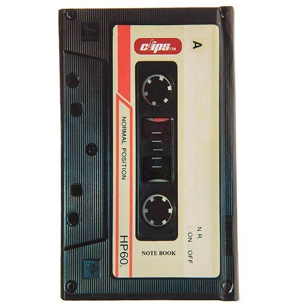 دفترچه یادداشت کلیپس طرح کاست 100 برگ، Clips Cassette Design 100 Sheets Notebook