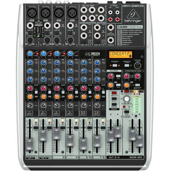 میکسر آنالوگ بهرینگر مدل Xenyx QX1204USB، Behringer Xenyx QX1204USB Analog Mixer Console