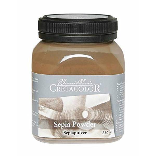 پودر زغال کرتاکالر مدل 46380، Cretacolor 46380 Sepia Powder